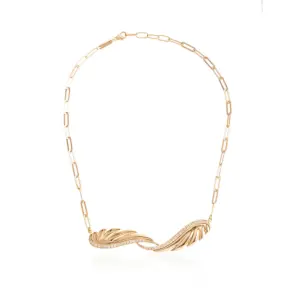 diamond chocker necklace birds wing design vs diamonds 18k gold designer jewellery in UAE KSA NY