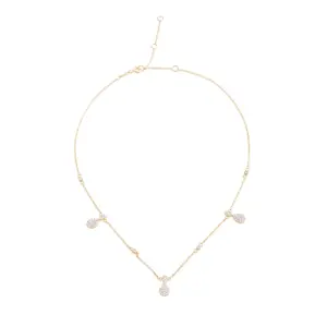 Pears Diamond Choker 18 carats gold chain unique designer jewellery in uae ksa NY